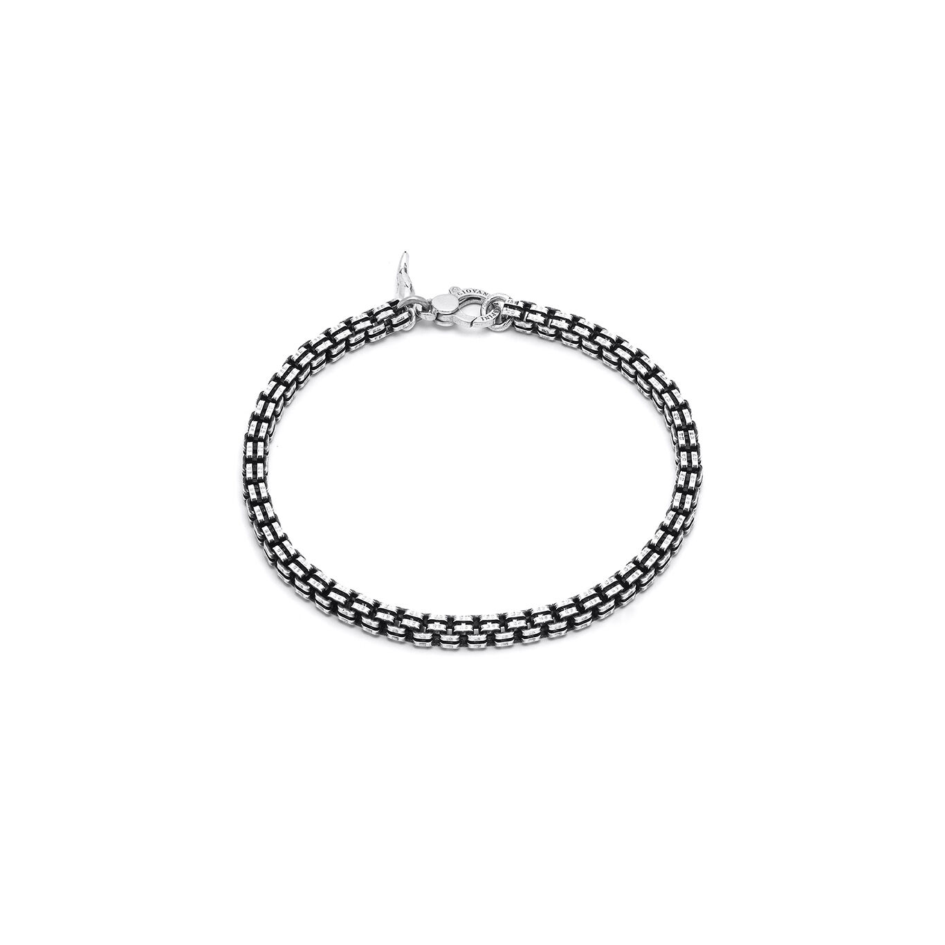 Bracelet Maille Carr&eacute;e