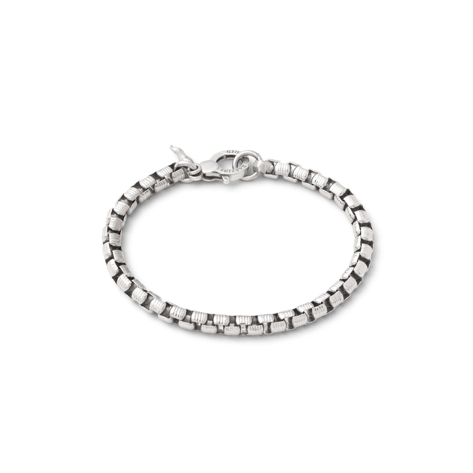 Striped Box Chain Bracelet image number 0