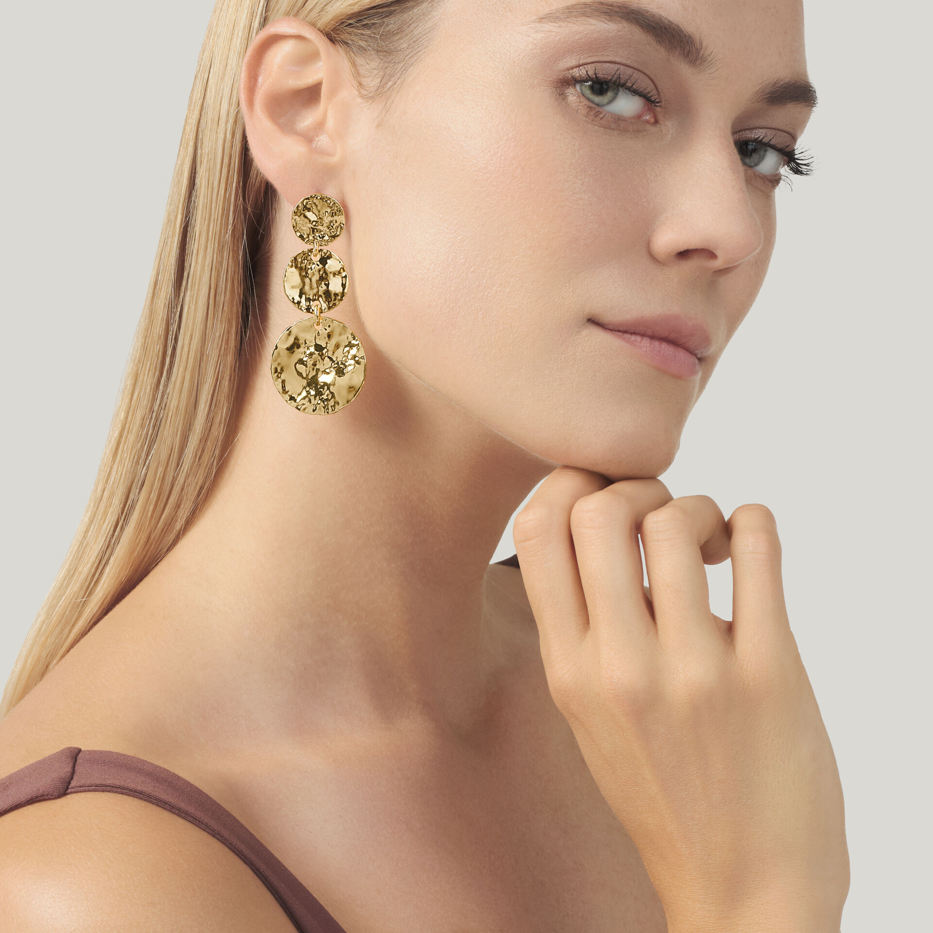 Boucles d'oreilles pendantes Dakota image number 1