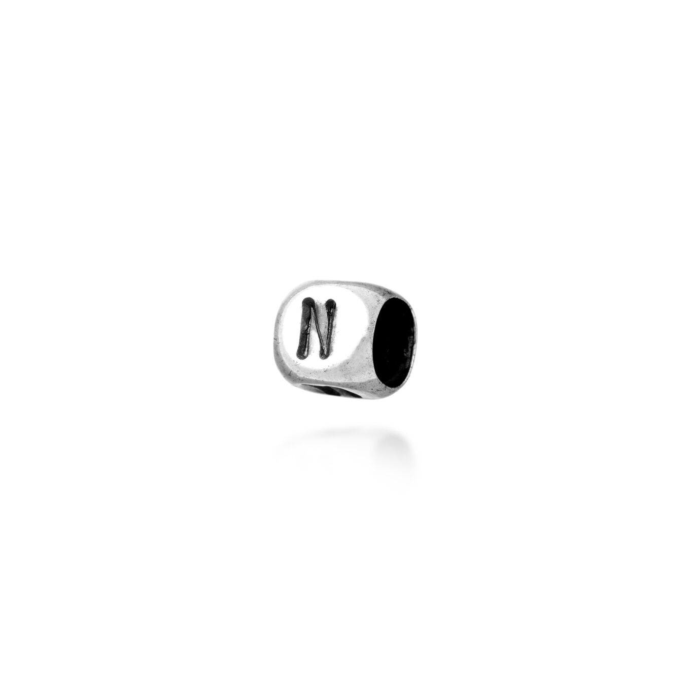 N Bead, Charm in Sterling Silver_image number 0_Giovanni Raspini