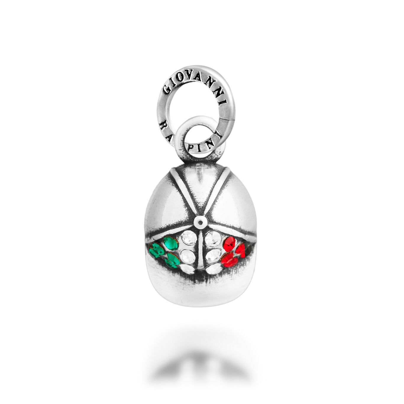 Baseball Cap Crystal Charm