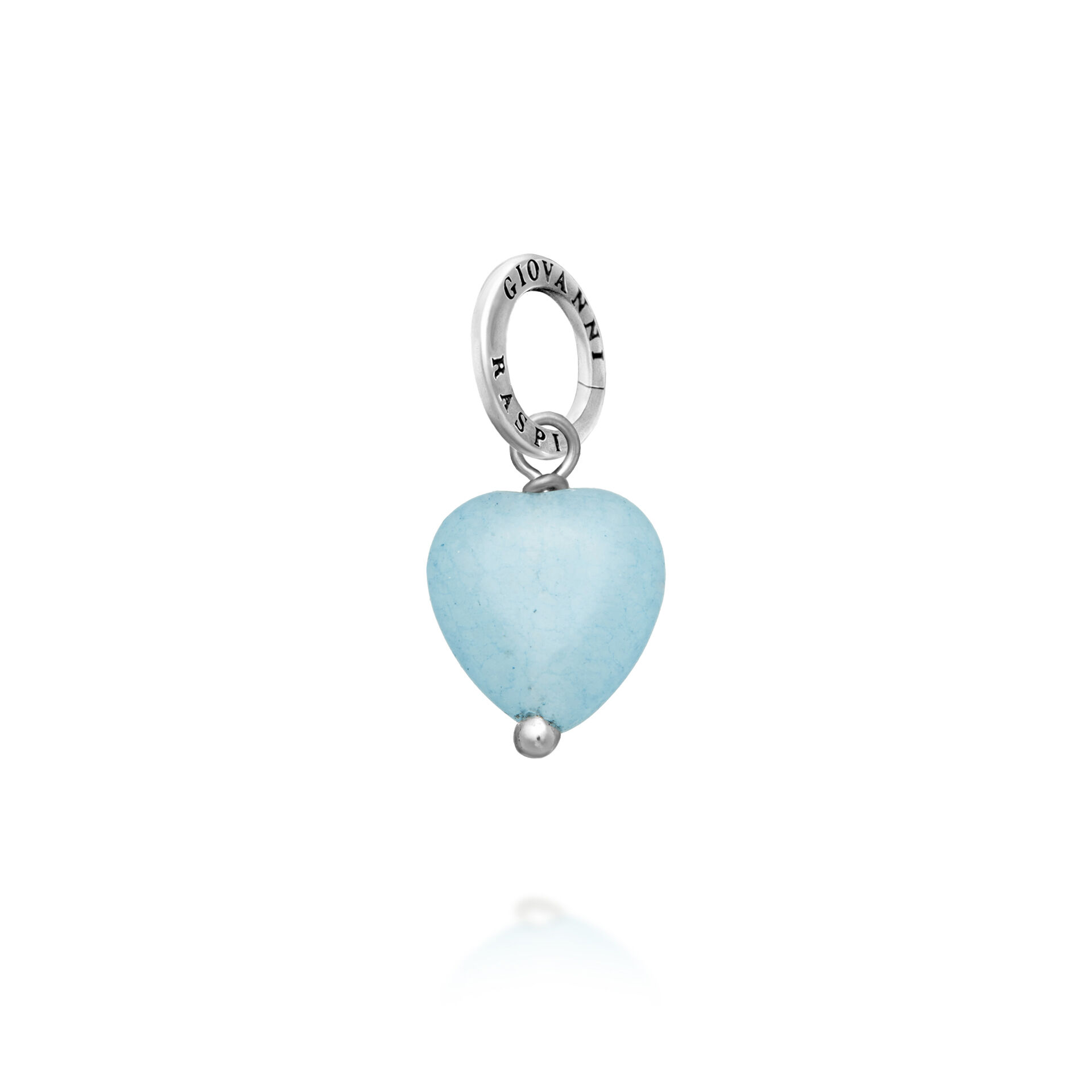 Angelite Heart Charm image number 0