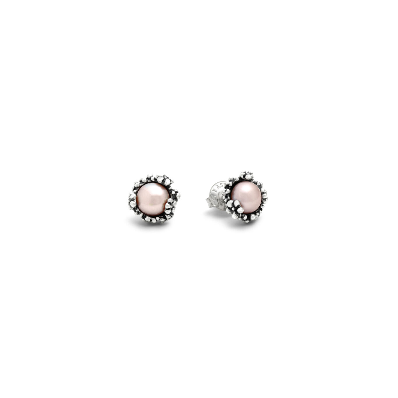 Blossom Small Earrings, Earrings in Sterling Silver and natural pearls_image number 2_Giovanni Raspini