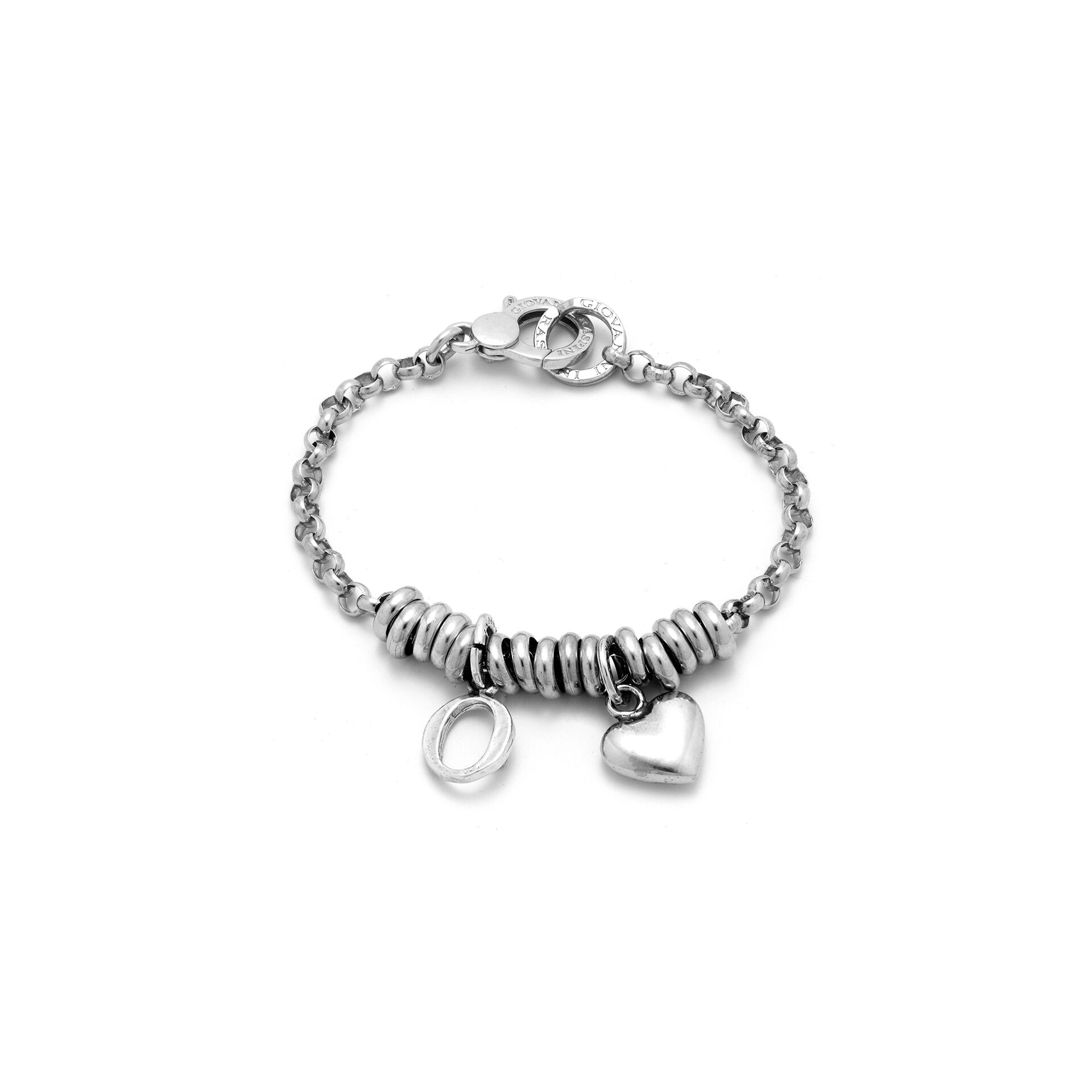 Bracelet with Heart and Letter O image number 0