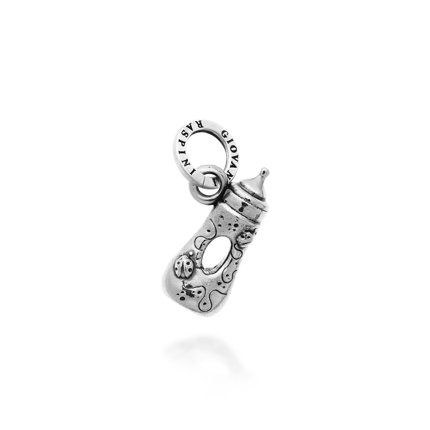 Baby Bottle Charm, Charm in Sterling Silver_image number 0_Giovanni Raspini