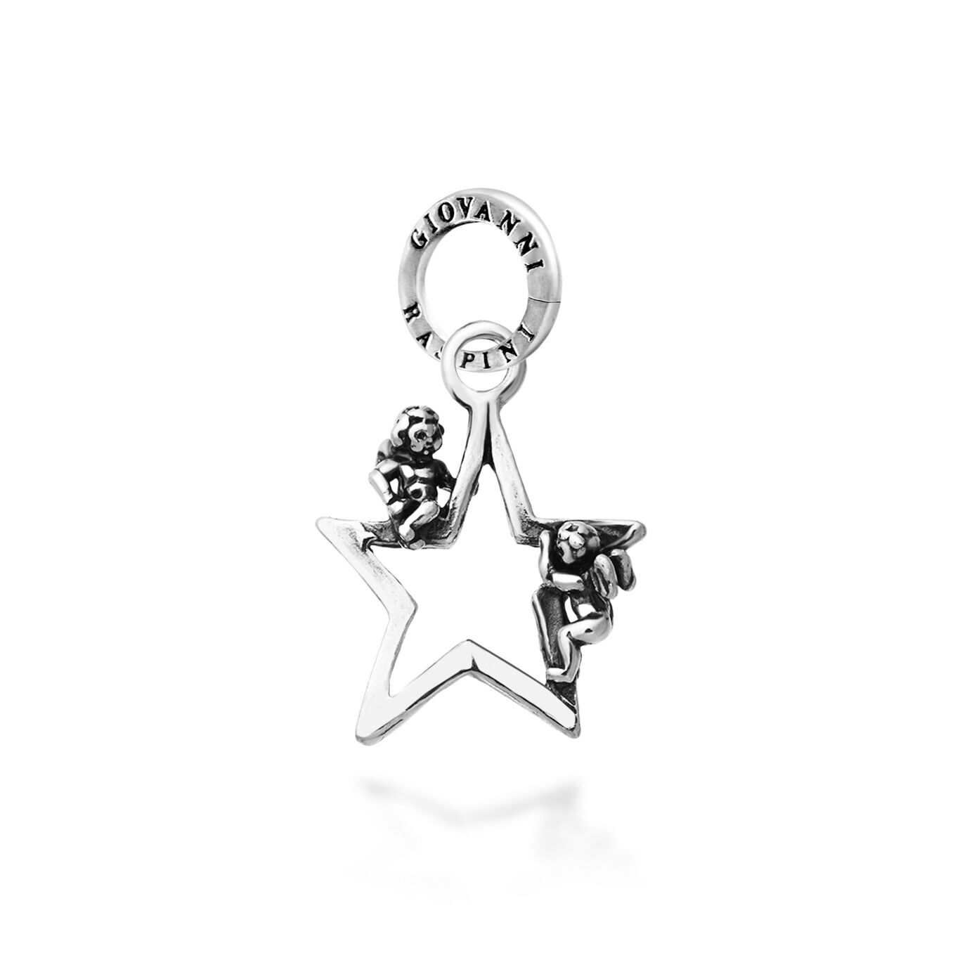 Angels on a Star Charm