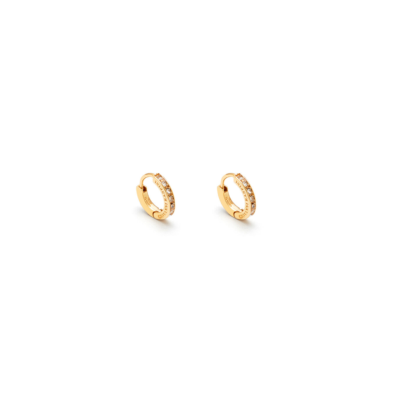 Huggie Crystal Small Earrings