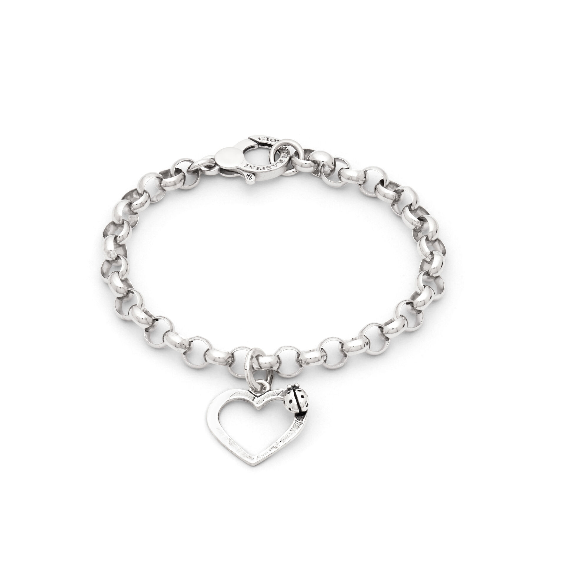 Ladybug Heart Bracelet image number 0