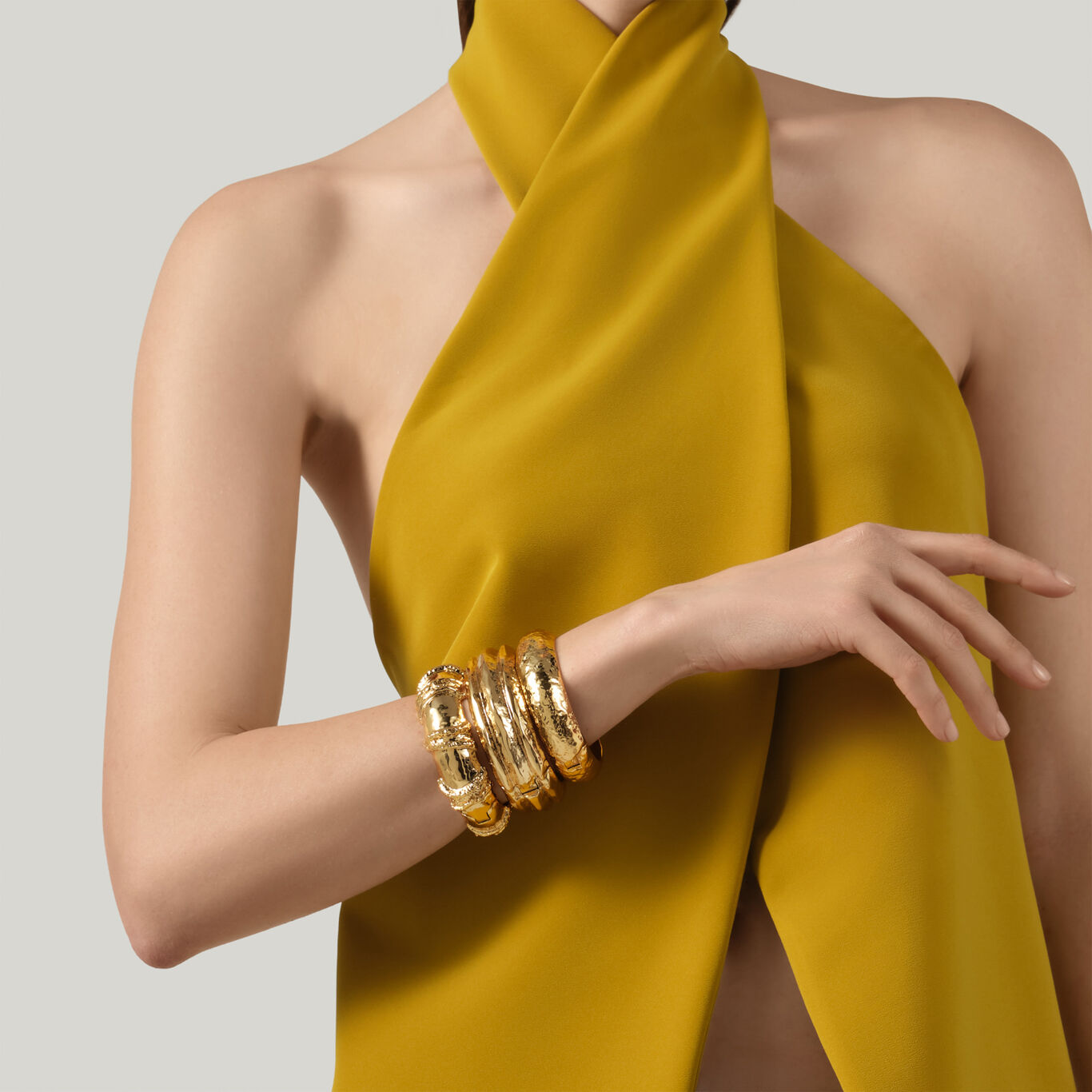Pulsera Alamo, Pulsera ba&ntilde;ada en oro de 18k_image number 4_Giovanni Raspini