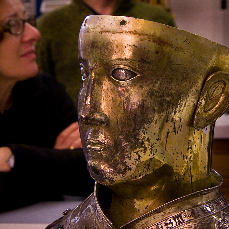Restauration of the reliquary bust of St. Donato